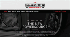 Desktop Screenshot of powersourceperformance.com